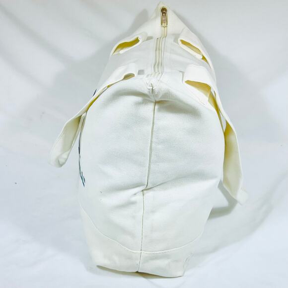 Vans Off The Wall Reusable Large Tote Bag Classic Style Bold Logo White New - Picture 5 of 10